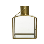 Lanterna in ferro color oro