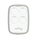 Radiocomando WhyEvo multifrequenza autoapprendimento, bianco