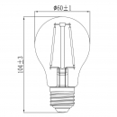 Lampadina Led 5,4W 380Lm 2500K E27