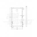 Pannello Solare monocristallino 27W 21,7V