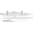 Striscia Led 24V15W/m IP20 B.Caldo