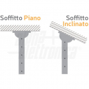 Supporto TV Telescopico da soffitto