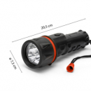 Torcia in gomma 3Led (3D non incl.)