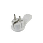 Spina schuko piatta 16A slim bianca