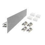 Profilo in alluminio 2m con copertur