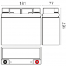 Batteria al piombo 12V 18ah