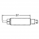 Adattatori spina RCA a presa 6.3mono