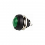 Pulsante verde 1A 250V 2P saldare