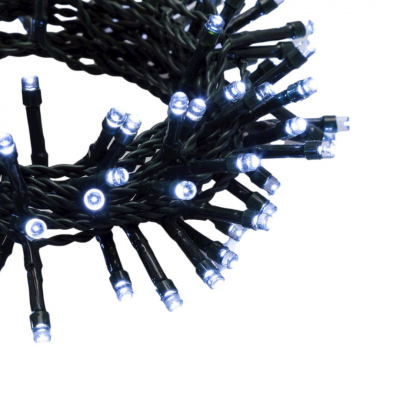 Catena 180 led bianco, 8 giochi luce