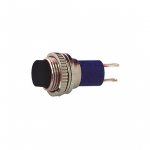 Pulsante n.c. nero 0,5A 250V