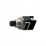 Pulsante nero n.a. 4A 250V con