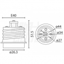 Adattatore da E40 a E27