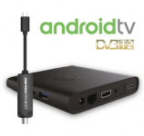 4K Android TV box con T2 certif Google modello HOMATICS QBOx