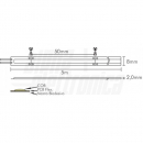 Striscia Led 24V 6500K IP20 10w/m