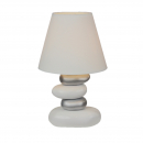 Lampada da tavolo "Alaska" sassi