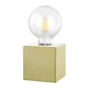 Lampada CUBO "Atena" touch ORO attaco E27