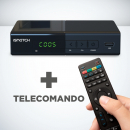 Decoder DVB-T2 HD telecomando
