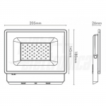 Faro led 240V 50W 4000K IP65 cavo 30cm