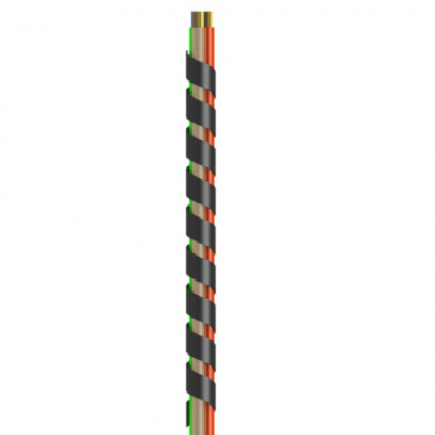 Spiralina cablaggio 1.5mm nera