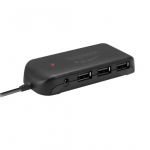 Hub Usb 2.0 7Porte Attivo Nero