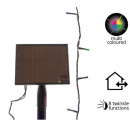 Catena 100Led multicolor con pannello solare
