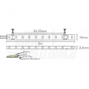 Strisce Led 240Led/m 24Vdc-19,2W/m Bianco naturale