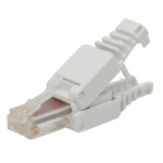 Spina RJ45 Cat6 Tool-less con copriconnettore