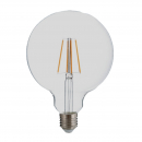 Lampada Globo 125mm 10W E27 2700k Dimmerabile