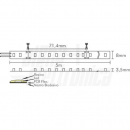 Striscia Led 3000K 24Vdc 14,4W/m