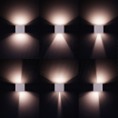 Applique Led 10W 230vac corpo bianco