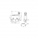 Deviatore subminiatura con leva e rotella, 250V 3A