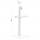 Supporto TV da pavimento 23/42"