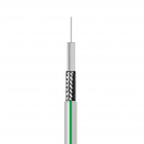 Cavo coax 5mm classe A color Verde