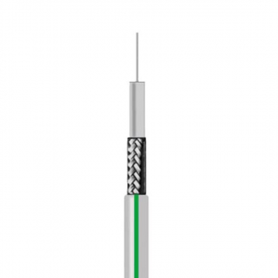 Cavo coax 5mm classe A color Verde