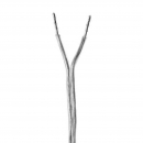 Cavo piattina argento 2x0.50mm