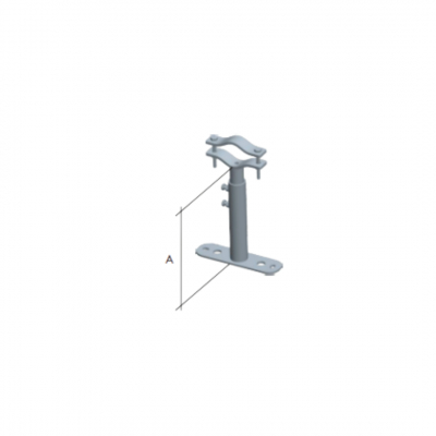 Zanca telescopica tubolare cm25/44