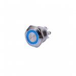 Pulsante antivandalo 24V Blu