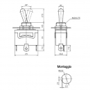 Interruttore unipolare On-Off-On
