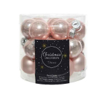 Mini palline in vetro blushpink 25mm