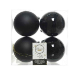 Box 4 palline in plastica black