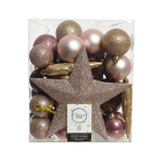 Box 33 palline assortite con puntale