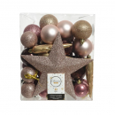 Box 33 palline assortite con puntale