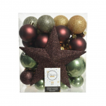 Box 33 palline assortite con puntale