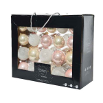 Box 42 palline assortite in vetro