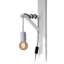 Lampada muro in legno E27