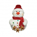 Pupazzo di neve con pupazzi