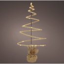 Struttura albero con microled warm white h 58cm