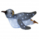 Pinguino in acrilico luminoso h 27cm