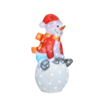 Pupazzo su palla di neve h 70,50cm
