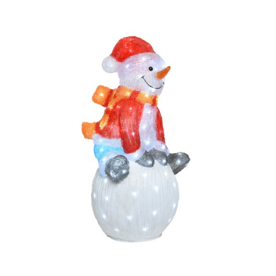 Pupazzo su palla di neve h 70,50cm